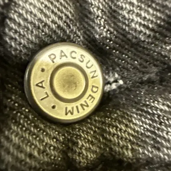 PacSun Womens Mom Jeans Size 25 Dark Wash Black Casual Denim - Picture 11 of 16